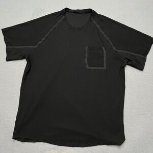 Lululemon ventilated hiking shirt short Sleeve T-Shirt Bonded Pocket Large
